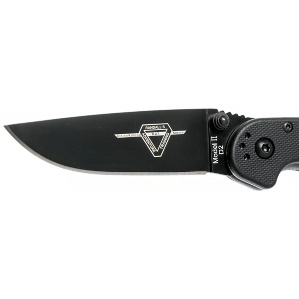 Нож Ontario Knife RAT II D2 BB Black
