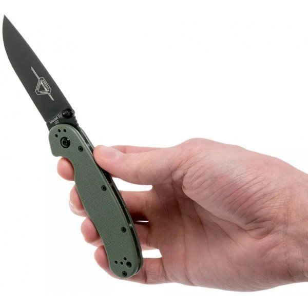 Нож Ontario Knife RAT II D2 BB OD Green