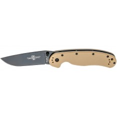 Ніж Ontario Knife RAT I AUS-8 BB Desert Tan