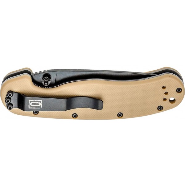 Ніж Ontario Knife RAT I AUS-8 BB Desert Tan