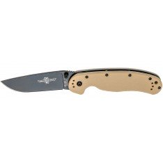 Ніж Ontario Knife RAT I AUS-8 BB Desert Tan