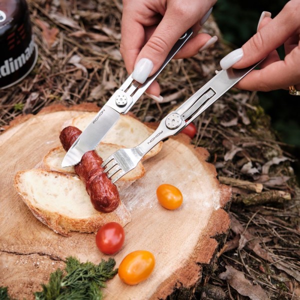 Набор столовых приборов Roxon C1S 3 in1 (ложка, вилка, нож), нержавеющая сталь.