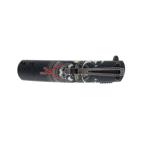 Ніж складний Ganzo G626-BS чорний самурай