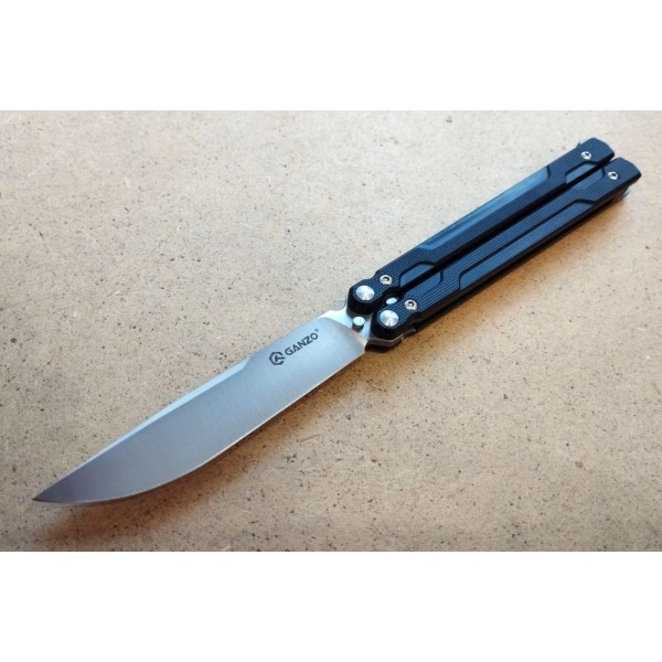 Нiж-метелик (балiсонг) Ganzo G766-BK