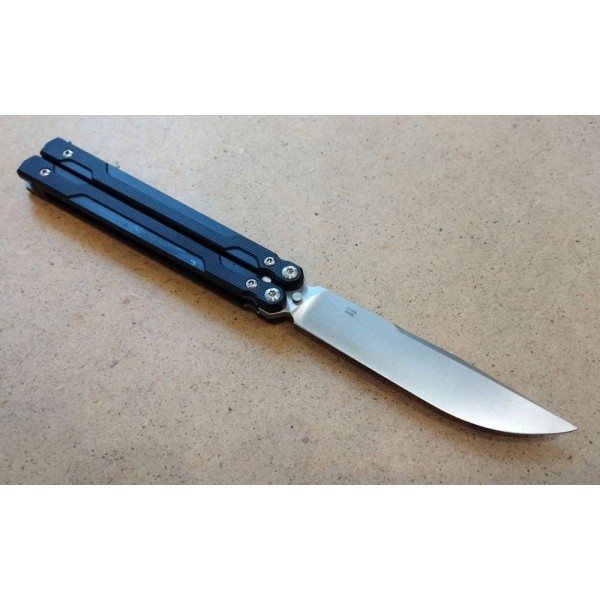 Нiж-метелик (балiсонг) Ganzo G766-BK