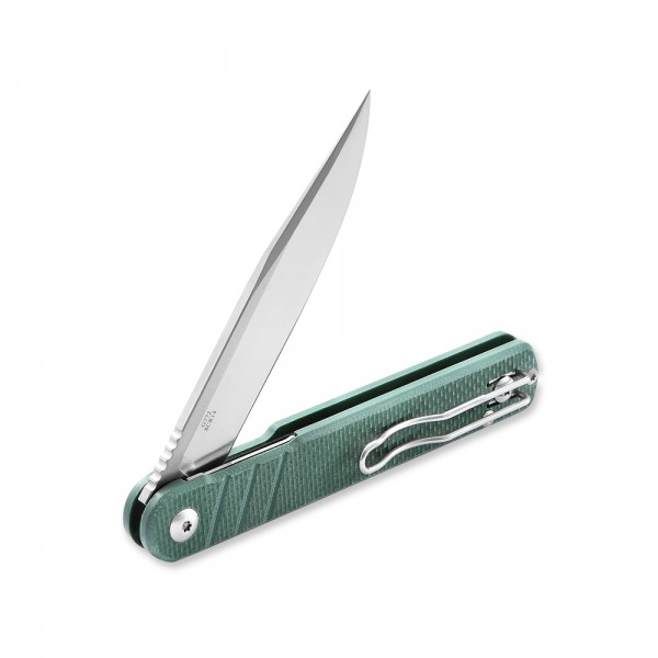 Ніж складаний туристичний Ganzo G772-GB (8.9 см) 8CR14 / G10 зелений