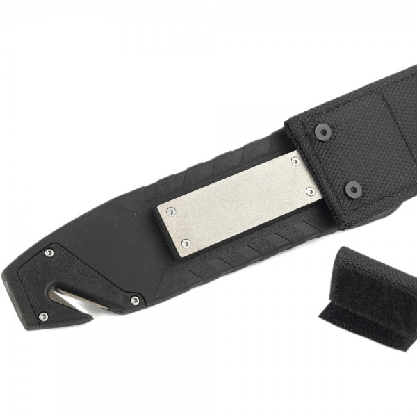 Ніж Ganzo G8012V2-BK чорний (G8012V2-BK) з паракордом 