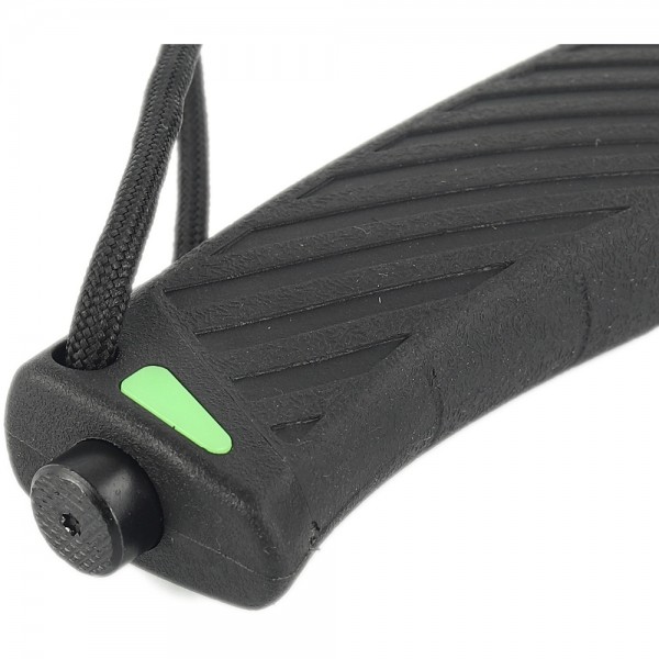 Ніж Ganzo G8012V2-BK чорний (G8012V2-BK) з паракордом 