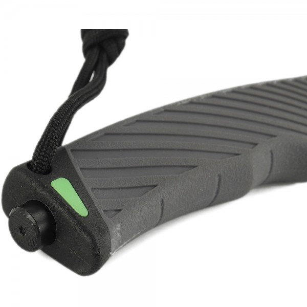 Ніж Ganzo G8012V2-GY сірий (G8012V2-GY) з паракордом 