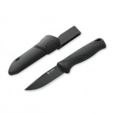 Ніж Ganzo G807BW-BK чорний з чохлом