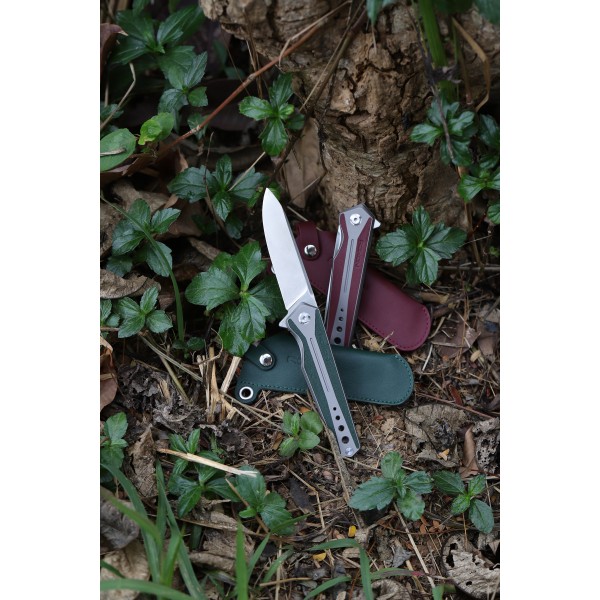 Ніж складаний Roxon K1 лезо D2, зелений