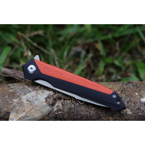 Ніж складаний Roxon K3 лезо 12C27, помаранчевий