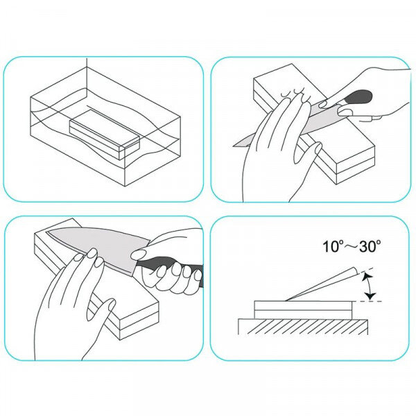 Точильний камінь Risam RW212 зернистість 240, 1000 водний
