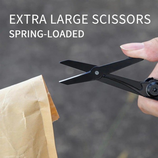 Ніж-мультитул Rocktol ST02B 12-в-1 в шкіряному чохлі