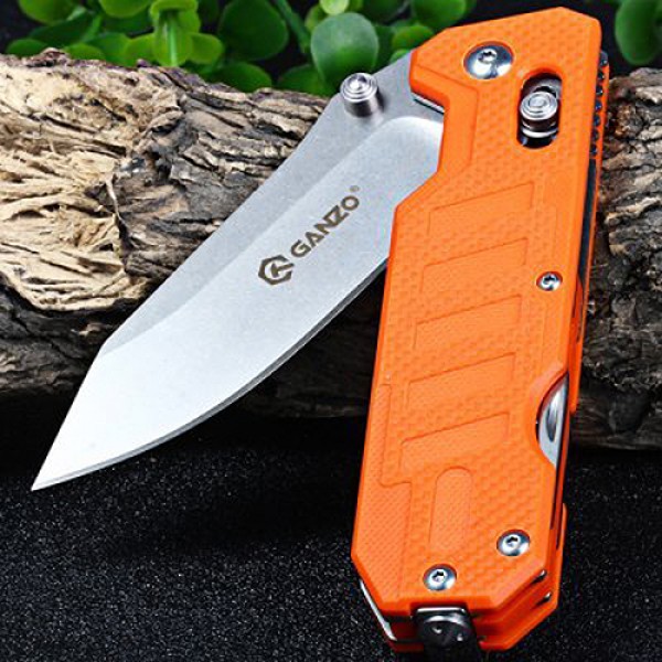 Нож Ganzo G735-OR, оранжевый