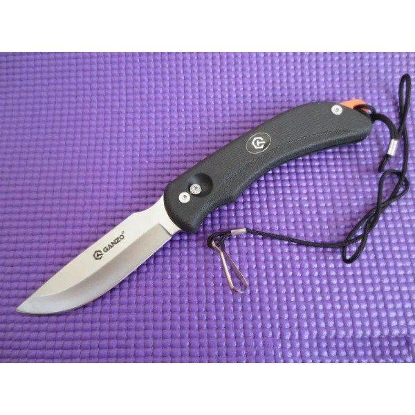 Ніж Ganzo G802-BK з подвійним лезом, чорний