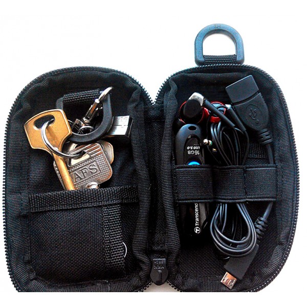 Підсумок, edc-органайзер (чорний) малий, 7,5 х 13 см