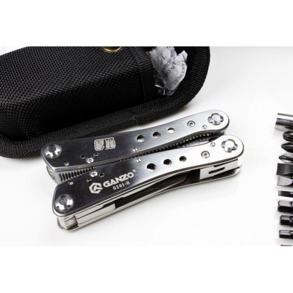 Мультитул Ganzo G201H + набор бит, чехол