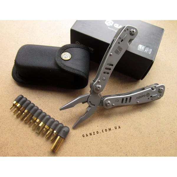 Мультитул Ganzo G301 + набір біт, чохол 