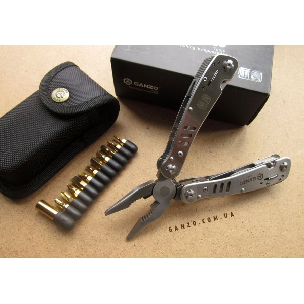 Мультитул Ganzo G301H + набір біт, чохол 