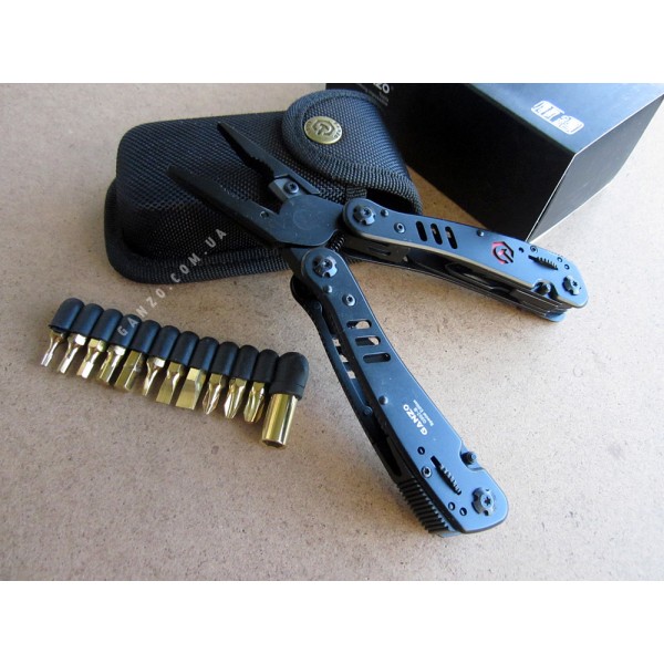 Мультитул Ganzo G302B + набір біт, чохол 