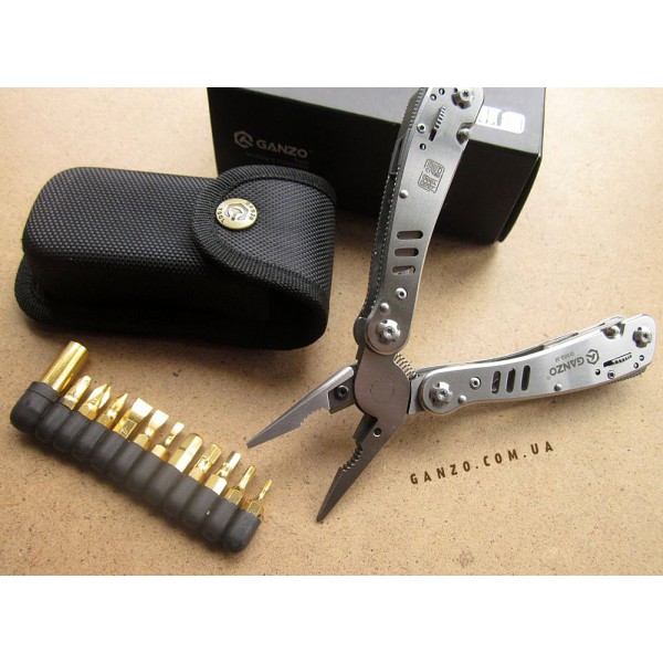Мультитул Ganzo G302H + набір біт, чохол 