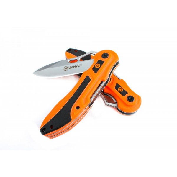 Ніж Ganzo G621 (жовтогарячий, сірий)