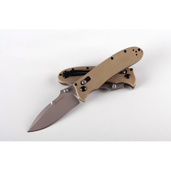 Ніж Ganzo G704, пісочний (жовтий)