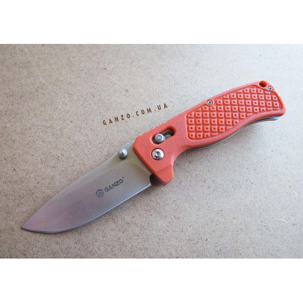 Нож Ganzo G724M, черный, зеленый