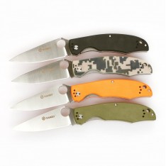 Ніж Ganzo G732, зелений, чорний, помаранчевий