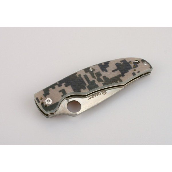 Ніж Ganzo G732, зелений, чорний, помаранчевий