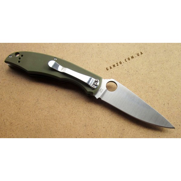 Нож Ganzo G732, зеленый, черный, оранжевый