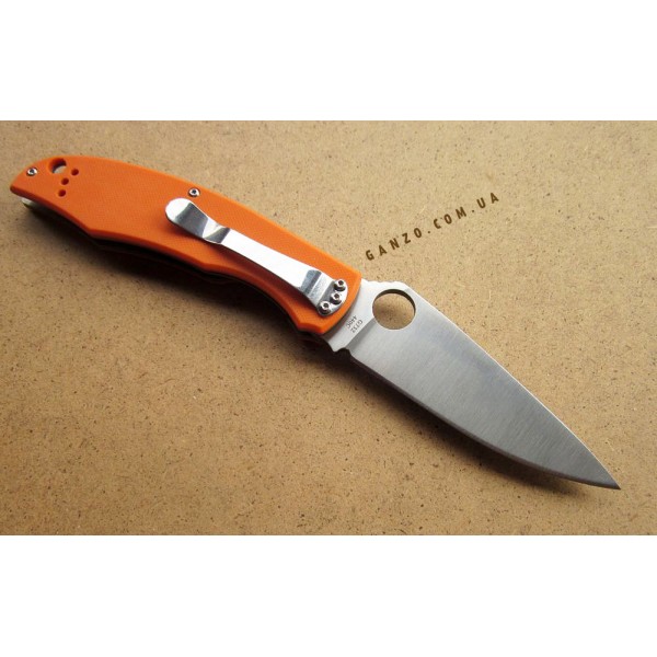 Ніж Ganzo G732, зелений, чорний, помаранчевий