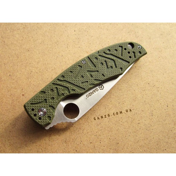 Ніж Ganzo G7321 помаранчевий, зелений