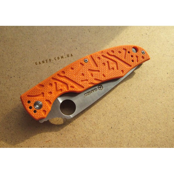Ніж Ganzo G7321 помаранчевий, зелений