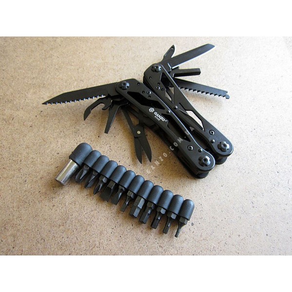 Мультитул Ganzo G202B + набір біт, чохол  