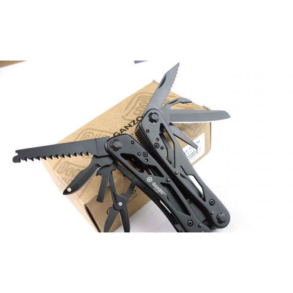 Мультитул Ganzo G202B + набір біт, чохол  