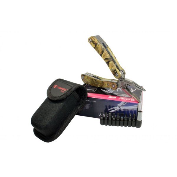 Мультитул Ganzo G2016-P + набір біт, чохол