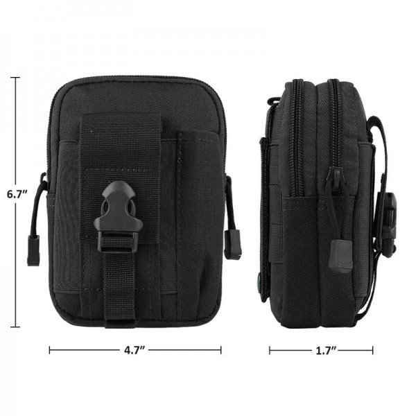 Сумка-органайзер, підсумок, колір чорний