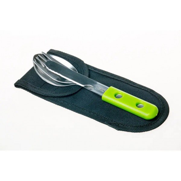 Набір Ложка/виделка/ніж TRAMP (нержавіюча сталь) у чохлі UTRC-052