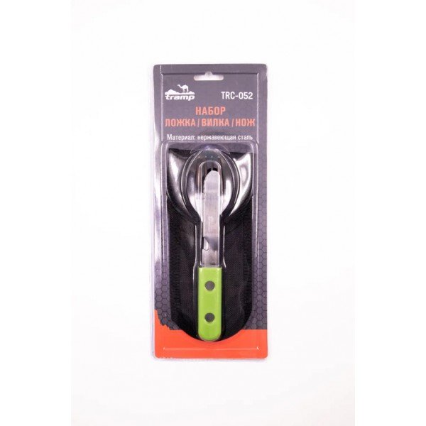 Набір Ложка/виделка/ніж TRAMP (нержавіюча сталь) у чохлі UTRC-052