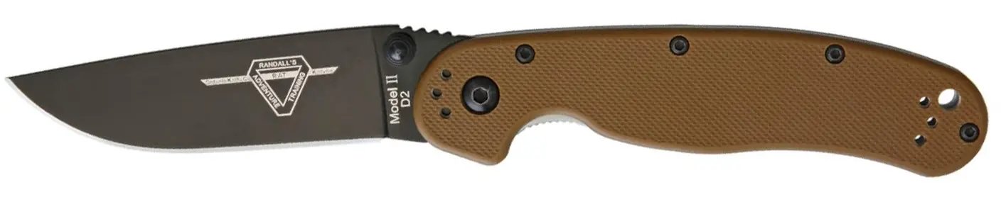 Ніж Ontario Knife RAT II D2 BB Coyote Brown