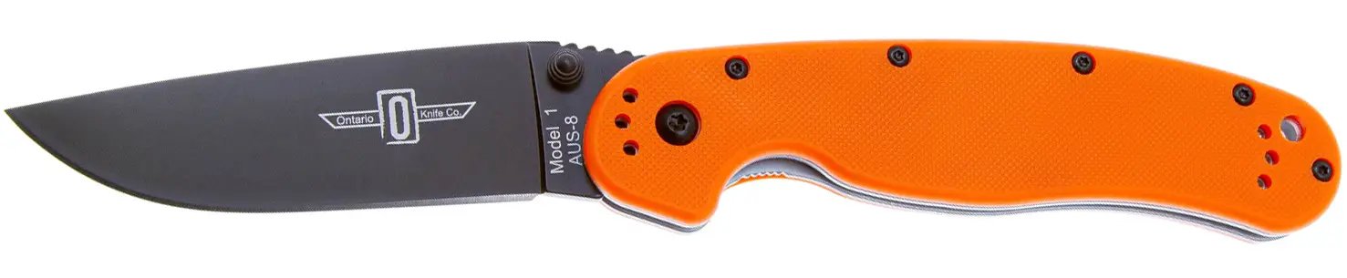 Ніж Ontario Knife RAT I AUS-8 BB Orange