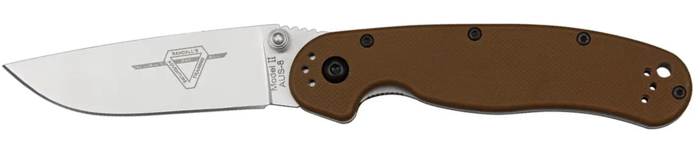 Нож Ontario Knife RAT II AUS-8 Coyote Brown
