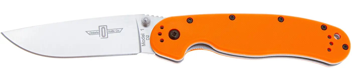 Нож Ontario Knife RAT I D2 Orange