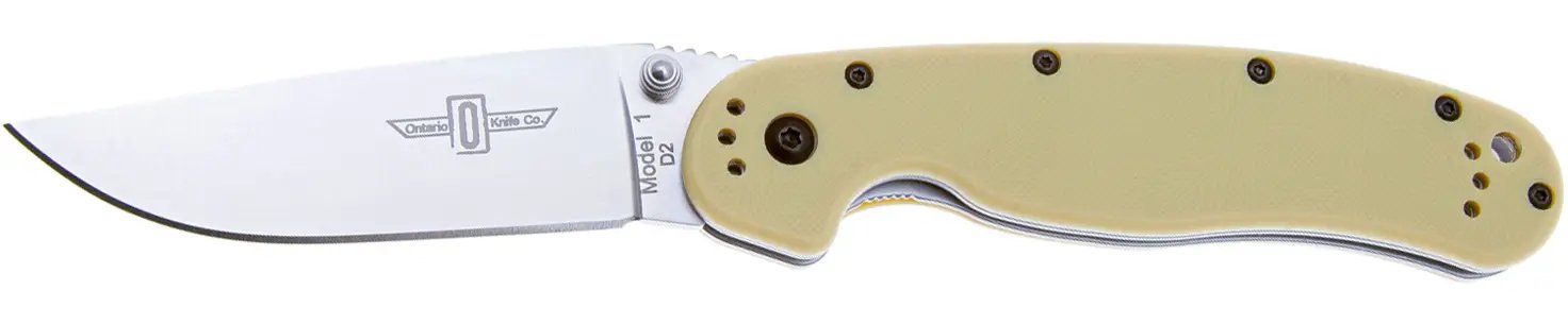 Ніж Ontario Knife RAT I D2 Tan