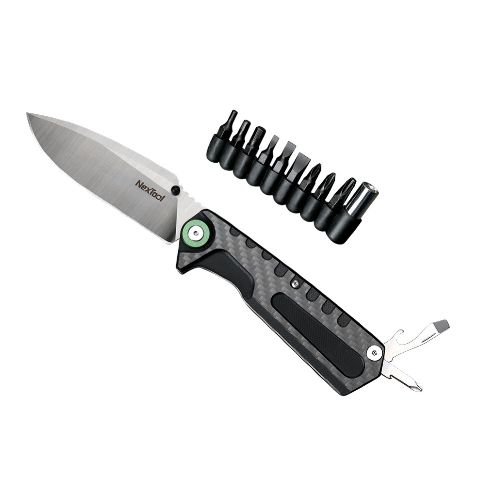 Багатофункціональний ніж Xiaomi NexTool 3 в 1 NE20021 Black (6945064210863) 