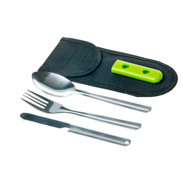 Набір Ложка/виделка/ніж TRAMP (нержавіюча сталь) у чохлі UTRC-052